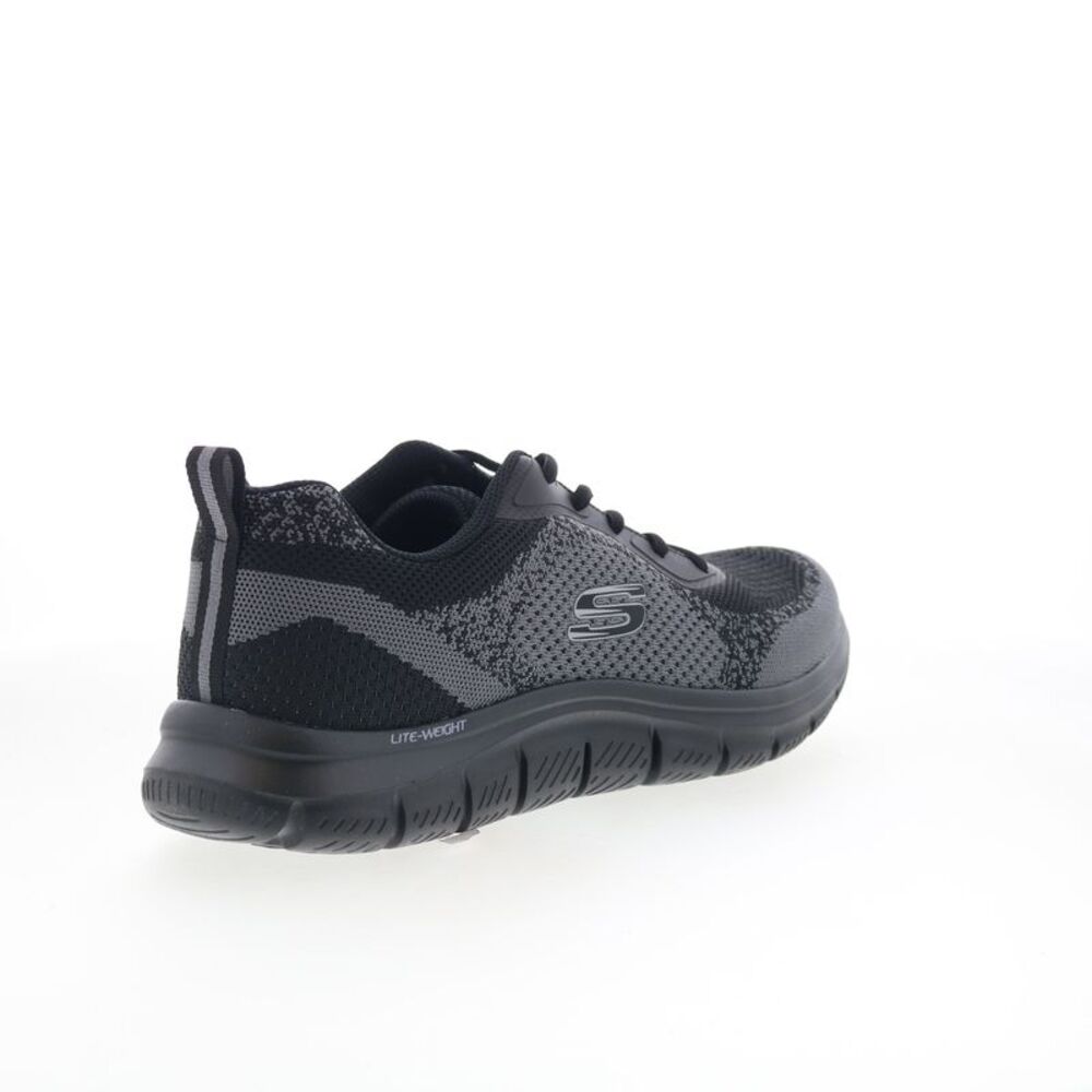 Skechers Mens Track - Glendor Black Shoes (NWT) - Picture 7 of 7
